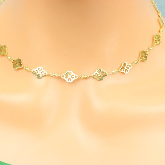 Delicate & Contemporary Necklace Chain, A Lovely Choice for Women, EVCH1621 - Picture 7 of 10